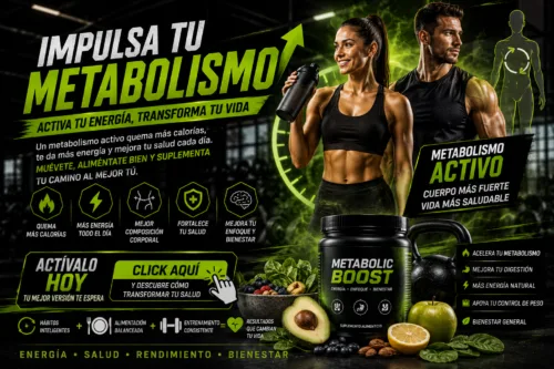 Como impulsar tú metabolismo para una mejor salud