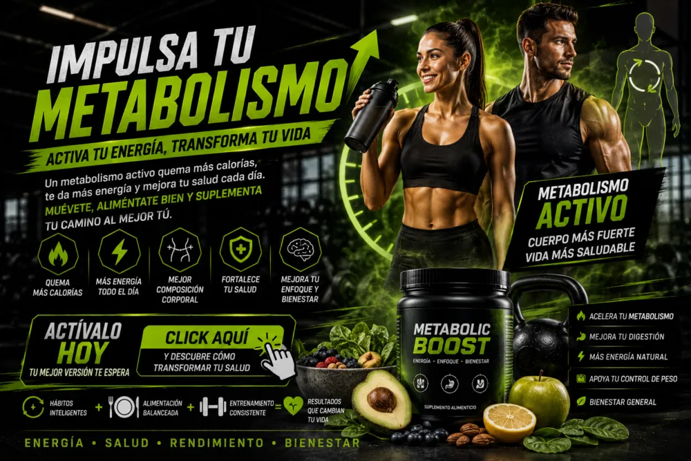 Como impulsar tú metabolismo para una mejor salud