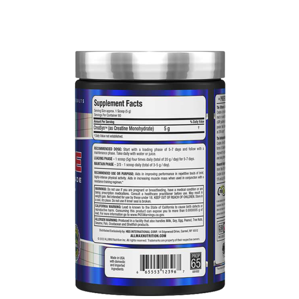 ALLMAX | MONOHIDRATO DE CREATINA EN POLVO - Imagen 2