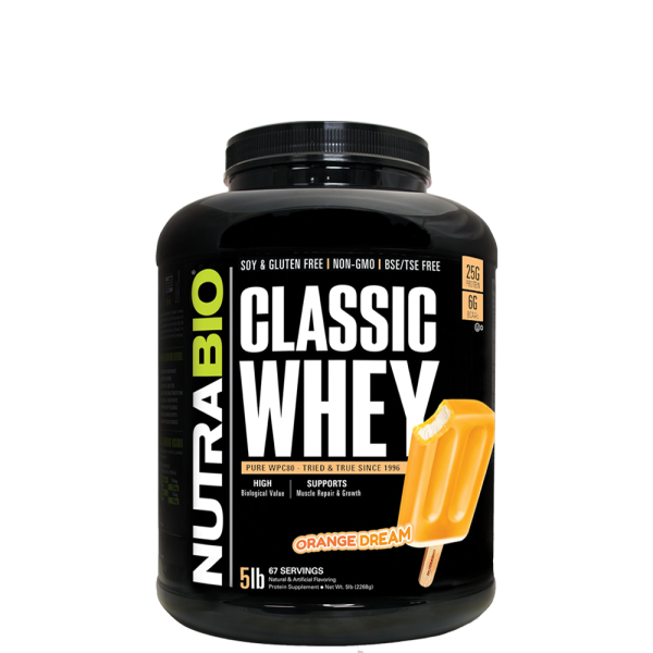 NUTRABIO | CLASSIC WHEY PROTEINA DE SUERO 5LBS