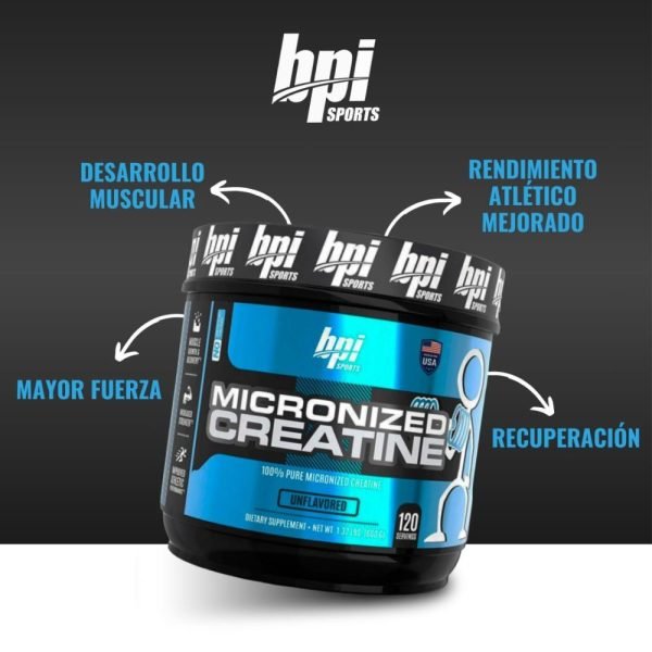 BPISPORT | CREATINA MICRONIZADA EN POLVO - Imagen 3