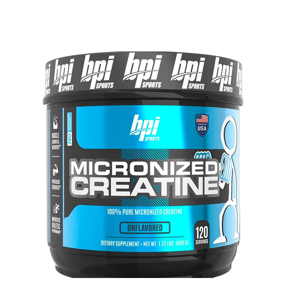 BpiSports - Creatina Micronizada 600 Gramos 120 servicios